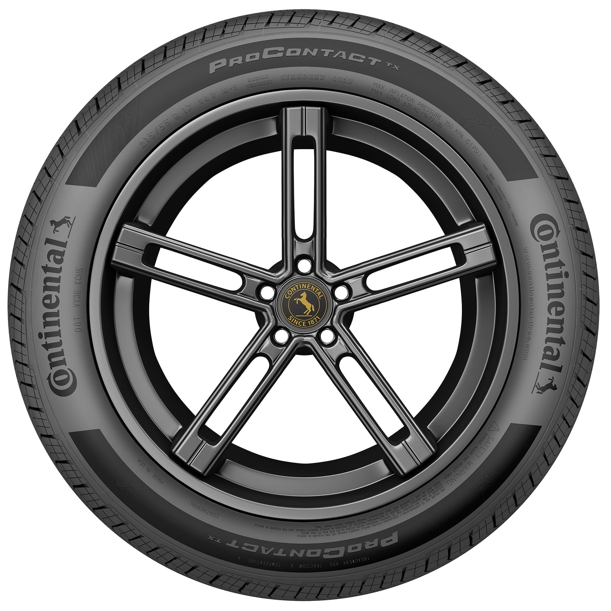 Continental ProContact TX All Season 235/60R18 103H Passenger Tire