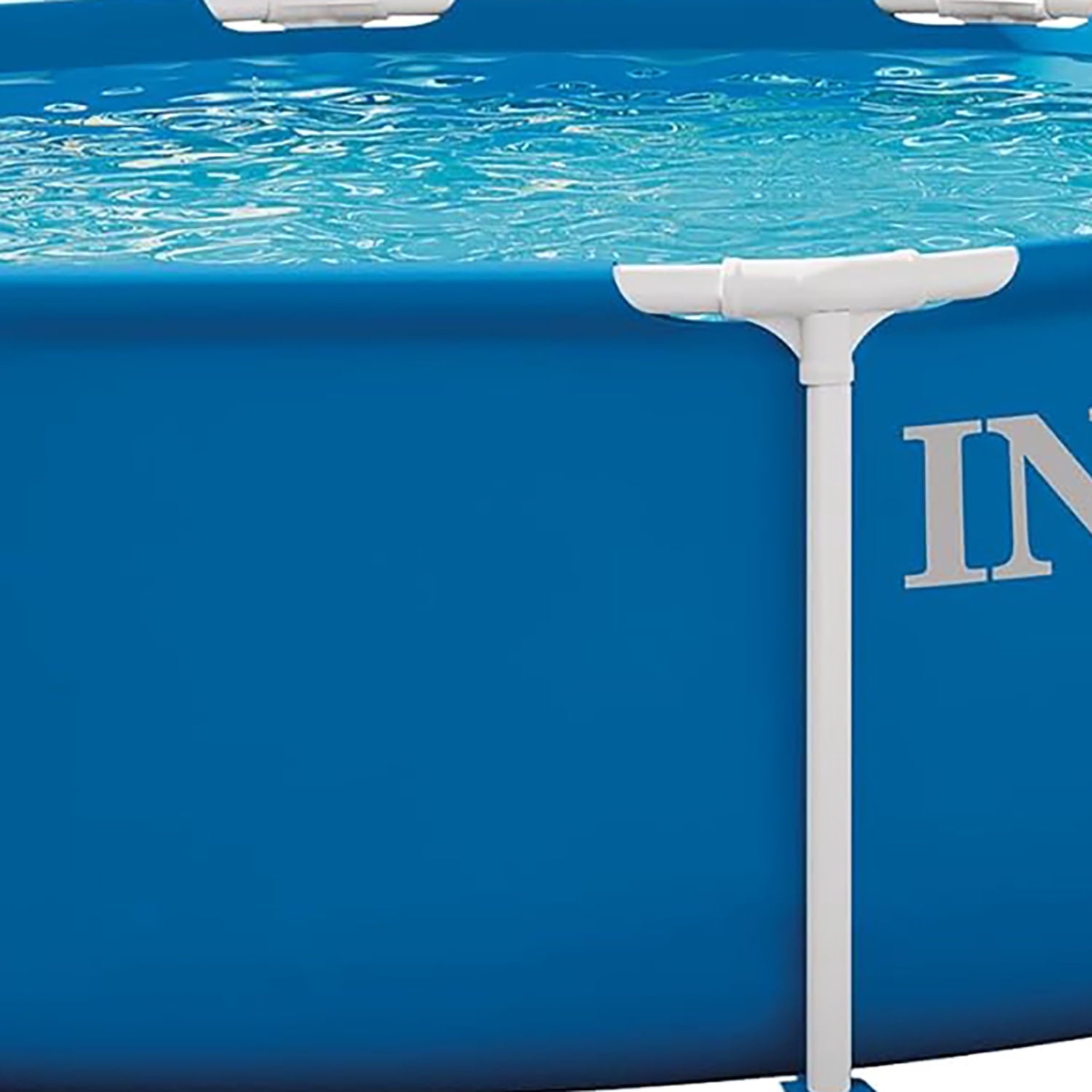 INTEX Metal Frame 10ft x 30in Above Ground Swimming Pool Set w/ Filter Pump