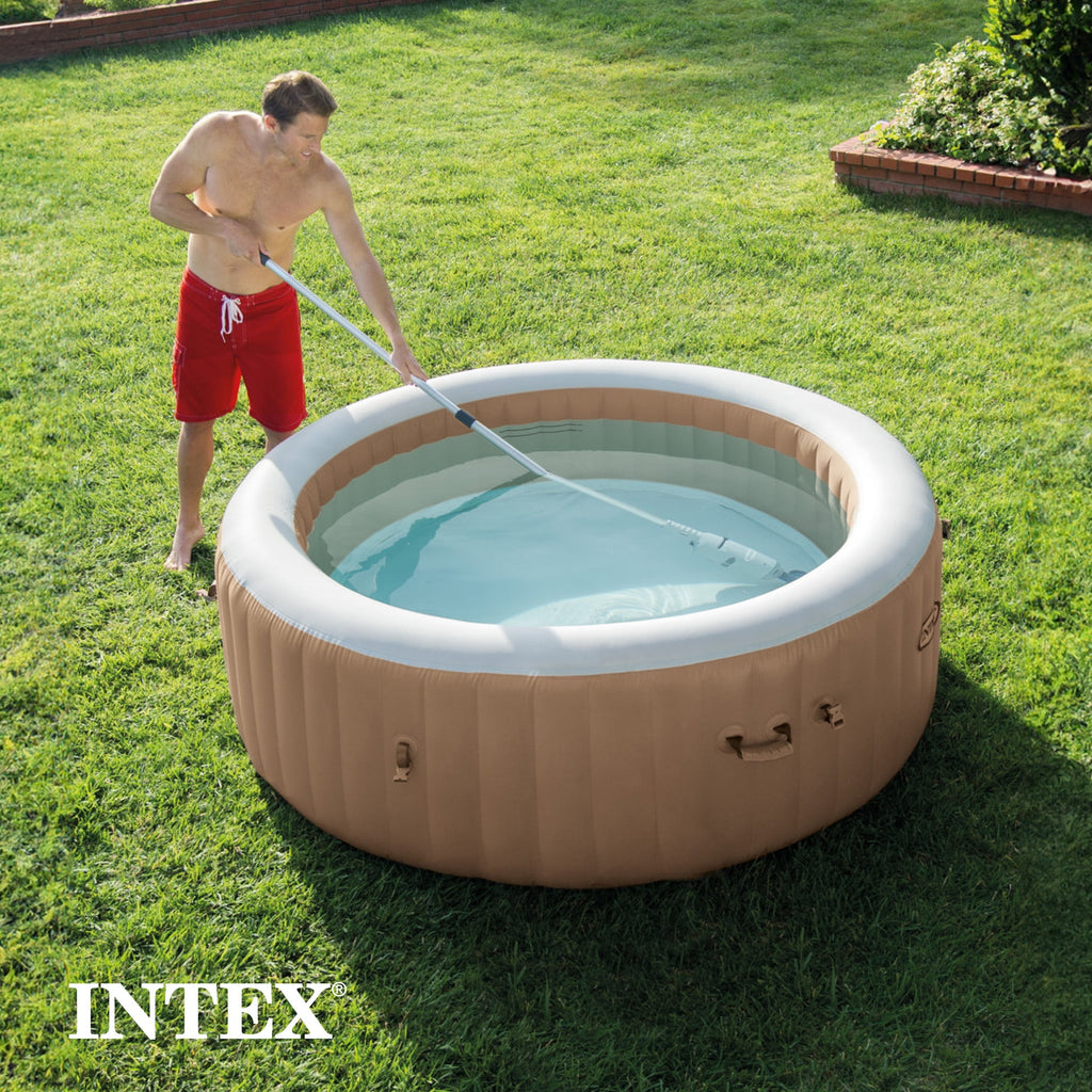 Intex Rechargeable Handheld Above Ground Pool Vacuum with 2 Brush Heads