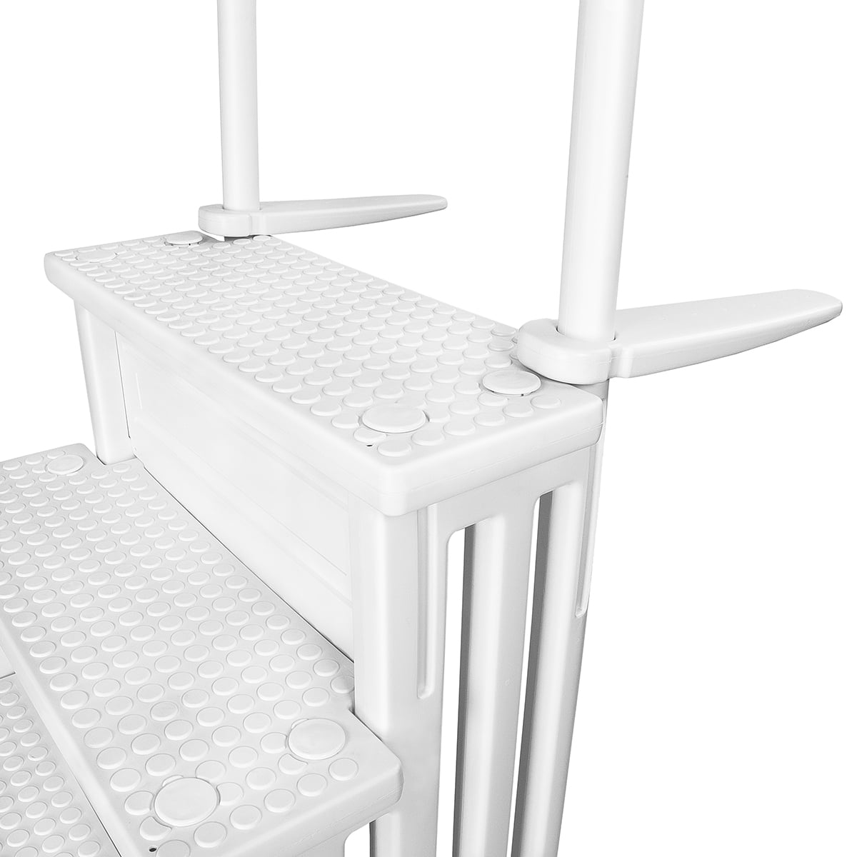 XtremepowerUS Pool Ladder 4-Step for 48-54 Above Ground Pools, 300LB, Swimming Pool Ladder