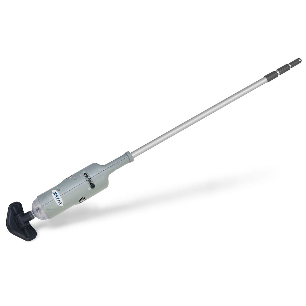 Intex Rechargeable Handheld Above Ground Pool Vacuum with 2 Brush Heads